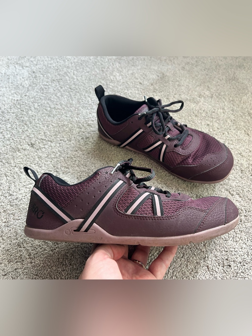 Xero Shoes Prio Minimalist Barefoot Womens Size 10 Elderberry Zero Drop Sneaker